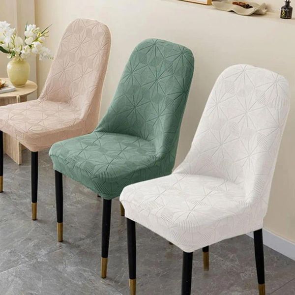 Housses de chaise antidérapantes, élastiques, en Jacquard, protection de siège antidérapante, pour décoration de salle à manger, accessoire de meubles de maison