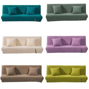 Housses de chaise Nordic 3D Matelassé Herbe Vert Stretch Élastique Sans Accoudoir Housse De Canapé Sans Bras Spandex/Polyester Salon SalonChaise