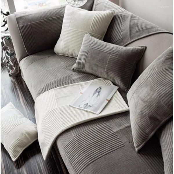 Housses de chaise, tapis de canapé à la mode, Style nordique Ins, plusieurs canapés antidérapants modernes et minimalistes, coussin universel quatre saisons