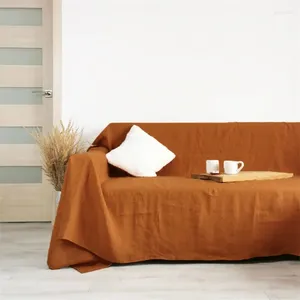 Couvre-chaise Couverture de canapé en lin nordique Couverture de ling
