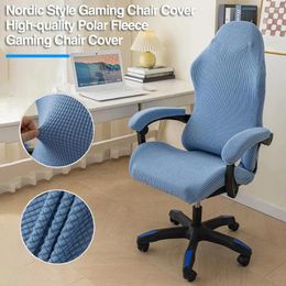 Couvre-chaise Couverture de jeu de style nordique Élégant Doux Élasticité Antidérapant Anti-poussière Polaire Polaire Fauteuil