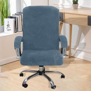 Fundas para sillas Protector De sillón De ordenador De oficina negro azul blanco alta calidad Housse De Chaise incluye reposabrazos Gamer