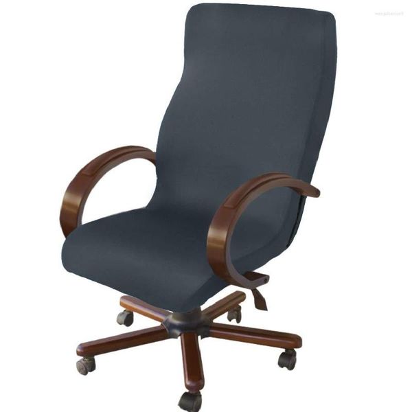 Housses de chaise Housse d'ordinateur de bureau Stretch Rotating Slipcover-Universal Desk Rolling Protector