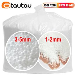 Fundas para sillas OTAUTAU 150180210 240L EPS Relleno de bolas para 2 puf de puf de 3 pies 1 3 5 mm Cojín de almohada de poliéster Bolsa de frijol Escena de nieve TCLZ1 231211