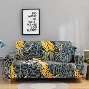 Housses de chaise Pajenila Big Sofas Cover For Living Banana Leaf Stretch Couch Slipcover Sectional Pet Protector 1/2/3/4 Seater ZL282