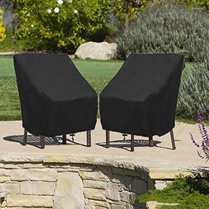 Stoelbedekkingen Patio Cover 210D Oxford Cloth Lounge Deep Seat Heavy Duty Dust Opther Watere Outdoor Lawn Furniture