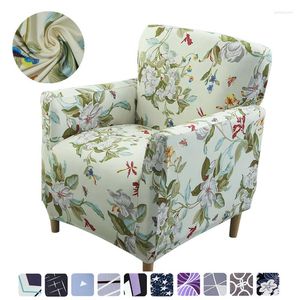 Couvre-chaise Modèle Stretch Small Single Sofa Cover élastique Tissu respirant Armchair Salon Summer Home Decor Case 1pc