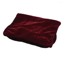 Stoelbedekkingen Piano Bench Cover Protector Waterdichte eetkussen kussen Slipcovers voor woonkamer keuken slaapkamer donkere rood