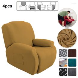 Cubiertas de sillas Piezas Cubierta de sofá reclinable para sala de estar Protección reclinable elástica Lazy Boy Relax Sillón 16 ColorChair