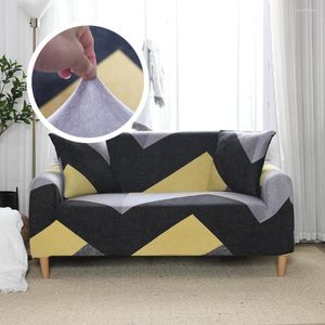 Stoelbedekkingen Plaid Elastic Jacquard Stretch Sofa Cover voor woonkamer Beddenboers op het bed Chaise Lounge Cushions Home