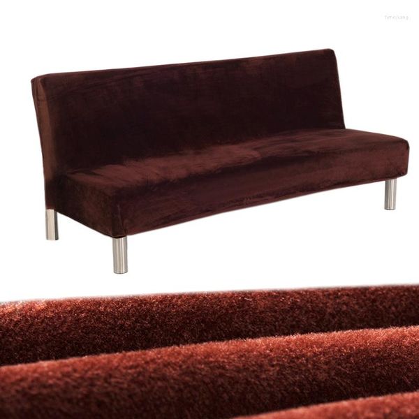 Couvercles de chaise couvercle canapé-lit entièrement inclusif sans accoudoir pliant tissu épais élastique 160-195 cm
