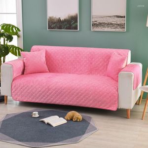 Stoelbedekkingen pluche bank cover gooi pet dog kids couch mat meubels beschermer omkeerbare afneembare slipcover kussen woonkamer