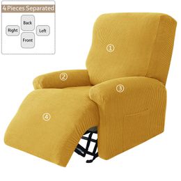 Fundas para sillas Polar Fleece Recliner Split Relax Todo incluido Lazy Boy Tumbona Sofá individual Fundas para sofá Sillón 230209