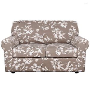 Stoelbedekkingen Praktische stretch loveseat voor sofa -slipcovers hebben zacht dik met 2 individueel kussen
