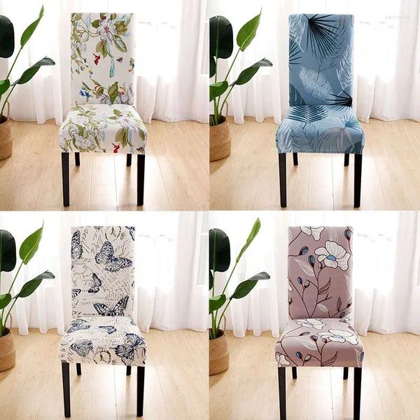 Housses de chaise Couverture imprimée Pastorale à la mode une pièce salon entretien paquet élastique de protection
