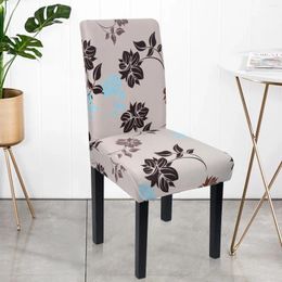 Housses de chaise en rotin imprimé, élastique, paquet complet, couverture épaisse géométrique, taille universelle