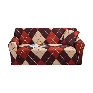 Fundas para sillas Funda de sofá impresa Funda de sofá Funda elástica Sillón elástico / Loveseat Muebles navideños seccionales