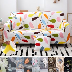 Stoelhoezen Bedrukte Sofa Cover Stretch Couch Loveseat Kussenovertrekken voor 2 Zits Kussen Wasbaar Woonkamer Meubels Protector 230613