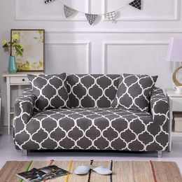 Stoelhoezen Gedrukte Stretch Sofa Cover All-Inclusive Cubre Slip-Resistente Sectional Corner Funda Slipcover Copridivano