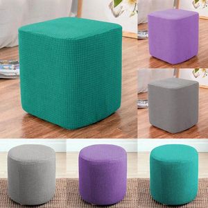 Cubiertas de silla El producto engrosar el estiramiento de spandex removible de 360 grados protector de la banda elástica de la banda elástica aplicada a las heces de columna cuadrada