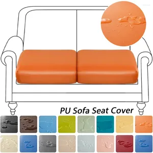 Housses de chaise en cuir PU, coussin de canapé, imperméable, extensible, pour Banquet, protection de meubles de salon