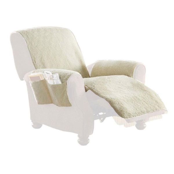 Couvre-fauteuils inclinable couvercle super doux coussin de tissu en peluche pour le salon meuble en velours protecteur en cuir 239i