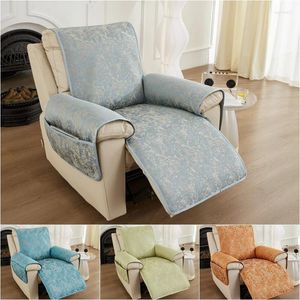 Stoelbedekkingen Recliner Lazy Boy Slipcovers Sofa Cover Couch met opslag Pocket meubels beschermer voor hondendier