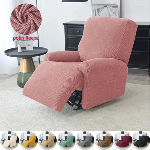 Housses de chaise housse de canapé inclinable pour salon paresseux garçon fauteuil Jacquard housses de canapé extensibles 1 siège 4 pièces fendues