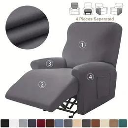 Housses de chaise housse de canapé inclinable extensible Spandex Chiar élastique antidérapant fauteuil housse de protection pour meubles de salon