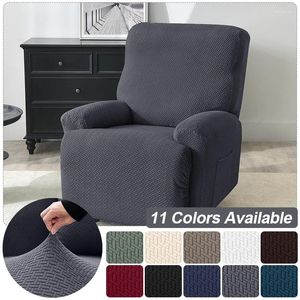 Stoelbedekkingen Recliner bank Lazy Boy Elastische beschermer ontspannen fauteuil Cover Lounge Home Pets Anti-Scatch Slipcover Single Seater