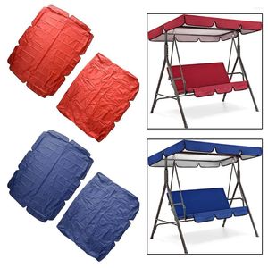 Housses de chaise rouge/bleu, extérieur, jardin, Patio, 3 places, balançoire, hamac, pare-soleil, couverture supérieure, Protection contre la poussière, résistante aux UV