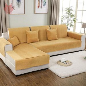 Stoelbedekkingen Roodblauw Geel Waterdichte bank Cover Silica Gel Anti-Slip Fundas de Sectional Couch SP4978