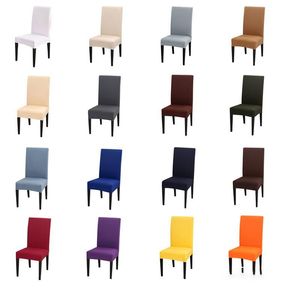 Stoelhoezen Verwijderbare antidirty stoel Cover Slipcover Spandex Kitchen voor banket bruiloft diner restaurant huis chaise