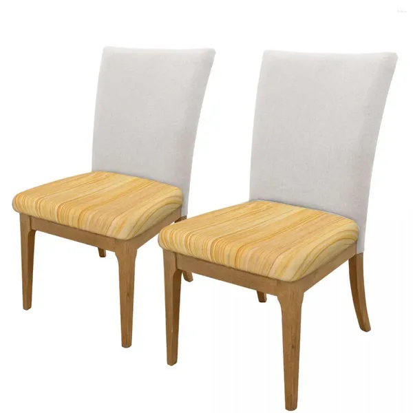 Cubiertas de sillas Cubierta de comedor removible Cojín de asiento de madera de bambú para sillas de cocina
