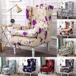 Housses de chaise Amovible Split Cover Tiger Single Sofa Fauteuil Wing Non Slip All-inclusive Slipcover Nordic Case