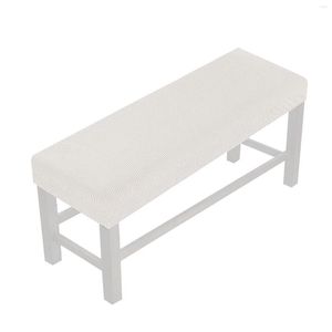 Housses de chaise Amovible Lavable Cuisine Polyester Intérieur Banc Couverture Restaurant Salle À Manger Anti Poussière Doux Stretch Meubles Antidérapant