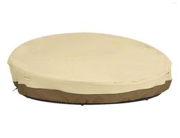 Stoelhoezen Round Day Bed Cover 90 inch 210D Heavy Duty Oxford Fabric Day Bed Sofa Waterdichte UV AMP Weerbestendig8099701