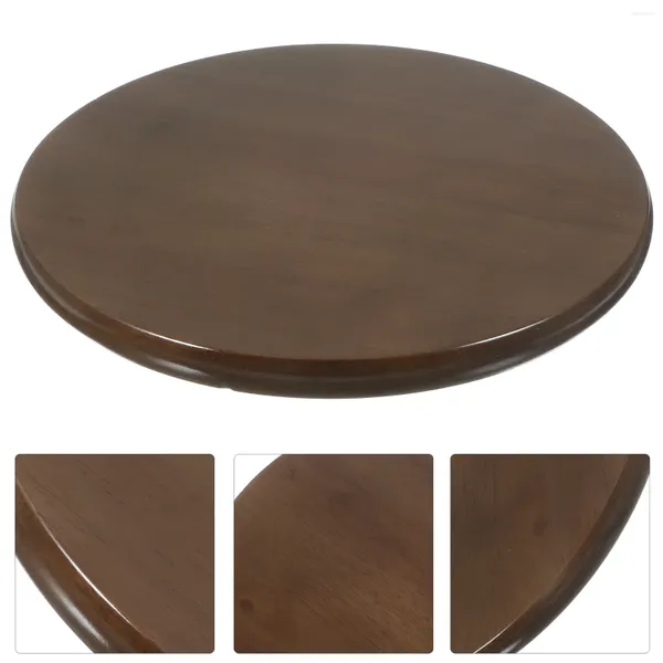 Housses de chaise tabouret rond nouilles remplacement siège de bar cercle table à manger cantine accessoires en bois