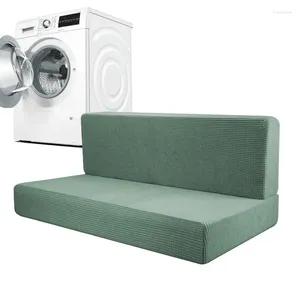 Cubiertas de silla RV Sofá Cubierta Elástica Impermeable Futon Slipcover Máquina Lavable Protector Sin brazos Loveseat para sofá cama