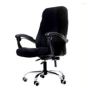 Housses de chaise tailles S/M/L, housse d'ordinateur extensible en Spandex, housse de fauteuil de bureau Anti-salissure, housse de siège amovible