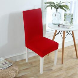 Housses de chaise universelles en Spandex, couvre-siège de salle à manger, blanc, pour cuisine, mariage, banquet, El