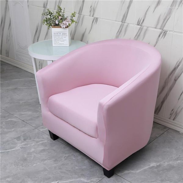 Housses de chaise housse de canapé de siège extensible Spandex lavable fauteuil de Club housse élastique simple baignoire canapé coussin pour la maison