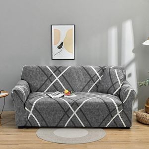 Stoelhoezen Seater bedrukte bankhoes bank hoes elastische stretch fauteuil / slip voor 2-zits T-kussen