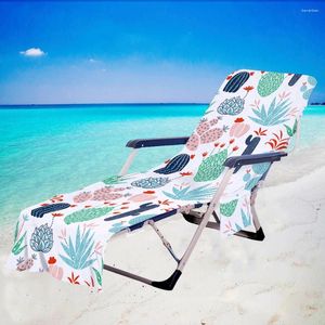 Couvercles de chaise coquette de plage de plage serviette à couverture d'été jardin cool jardin sun -ath bath