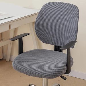 Couvercles de chaise Slip Hlebcovers Soutrage pivotant Computer Ordle Dust Split Office Offible AMOVABLE WASTable Elastic