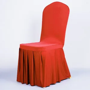 Housses de chaise lavables avec jupe, confortables, universelles, faciles à installer, matériau doux de haute qualité