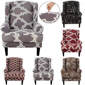 Couvre-chaise bras en pente King Back Sofa Cover Washable Failchair Single Couch All-Inclusive Wing Hlebcovers for Home Decor