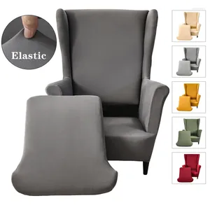 Stoelbedekkingen hellende arm king achtervleugel deksel stretch spandex fauteuil afneembare ontspannen sofa slipcovers met zitkussen