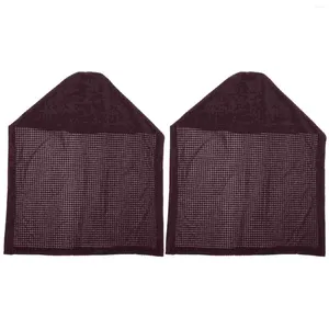 Couvre-chaise Couper le bras de canapé Reporteur d'accoudoirs imperméables pour canapé imperméable Polyester élastique noir