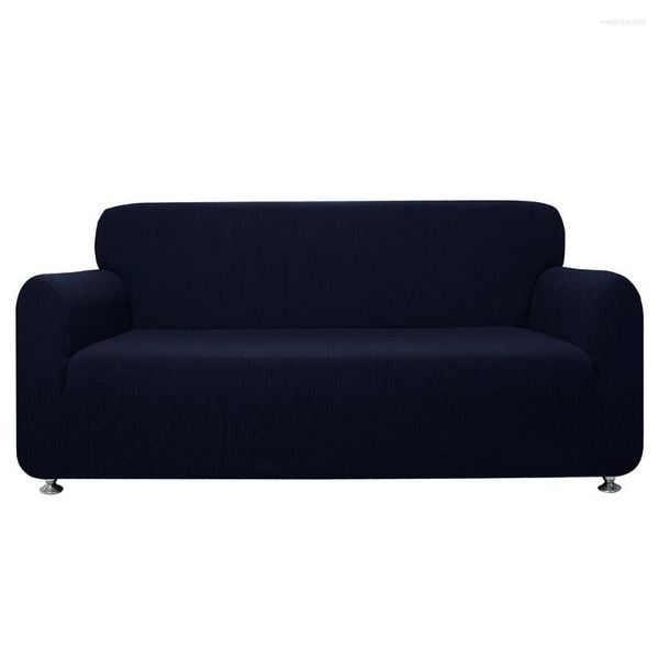 Cubiertas de silla Cubierta de sofá DIY Durable Resistente al polvo Elástico Sólido Suministros para el hogar Estirable Decorativo Práctico Poliéster